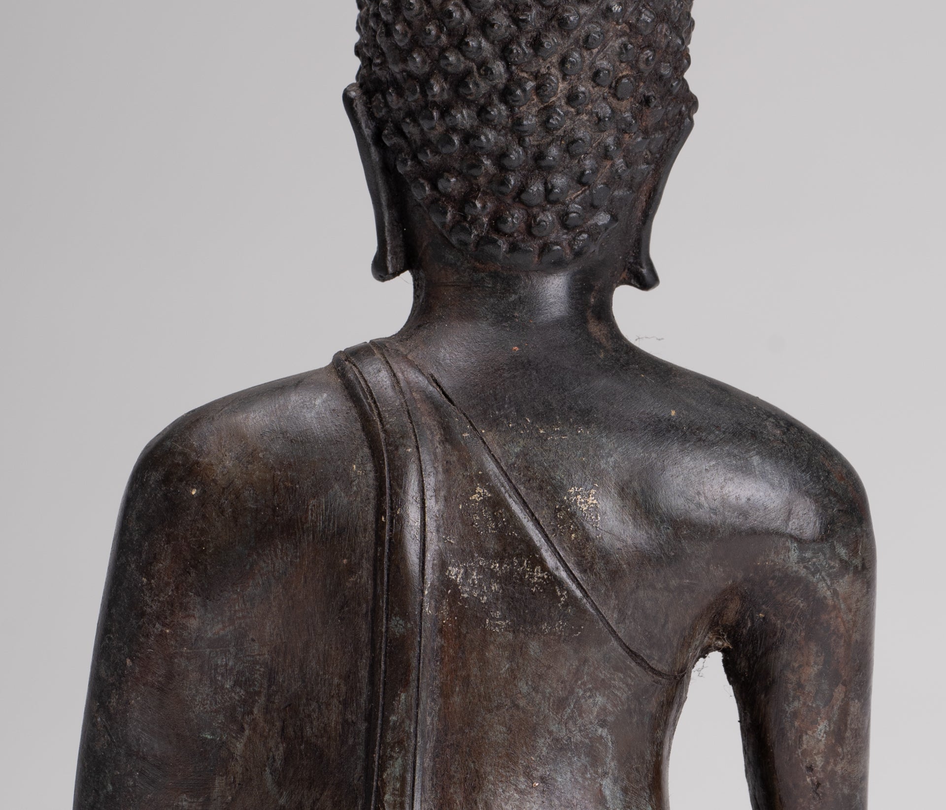 Buddha Statue - Antique Sukhothai Style Thai Enlightenment Buddha Statue - 25cm/10"