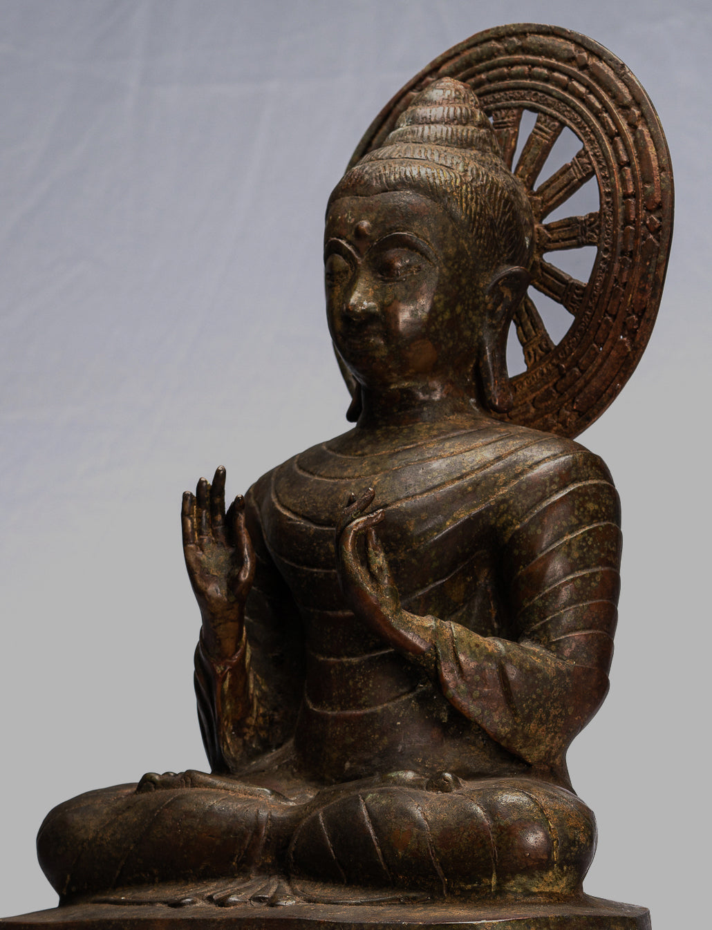 Statua di Buddha - Grande antico stile tailandese Insegnamento in bron – HD  Asian Art