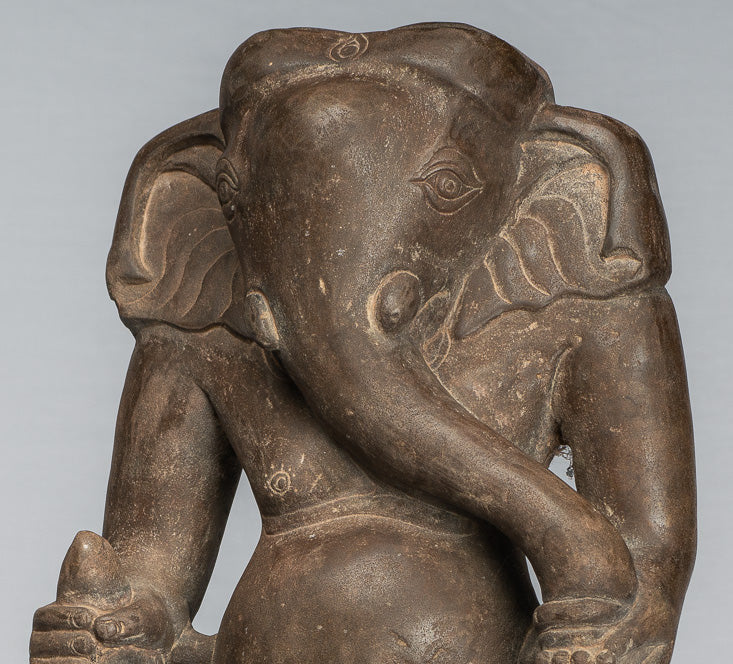 Ganesh statue elephant stone - Bamboo South Coast